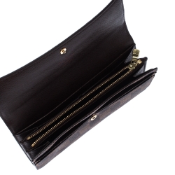 Louis Vuitton Monogram Canvas Sarah Continental Wallet 