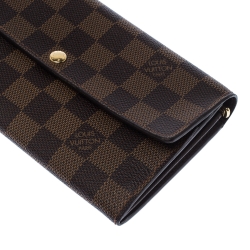 Louis Vuitton Monogram Canvas Sarah Continental Wallet 