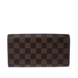 Louis Vuitton Monogram Canvas Sarah Continental Wallet 