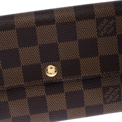 Louis Vuitton Monogram Canvas Sarah Continental Wallet 