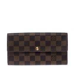 Louis Vuitton Monogram Canvas Sarah Continental Wallet 