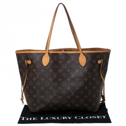 Louis Vuitton Monogram Canvas Neverfull MM Bag