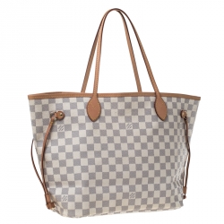 Louis Vuitton Damier Azur Canvas Neverfull MM Bag