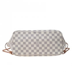 Louis Vuitton Damier Azur Canvas Neverfull MM Bag