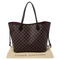 Pre Owned Louis Vuitton Damier Ebene Canvas Neverfull MM Bag