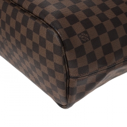 Pre Owned Louis Vuitton Damier Ebene Canvas Neverfull MM Bag