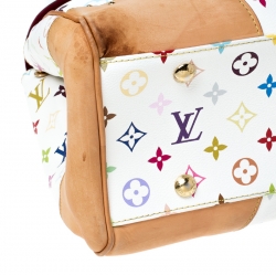 مملوكة مسبقًا Louis Vuitton White Monogram Multicolore Canvas Beverly GM Bag