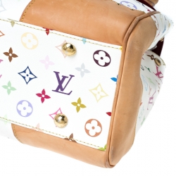 مملوكة مسبقًا Louis Vuitton White Monogram Multicolore Canvas Beverly GM Bag