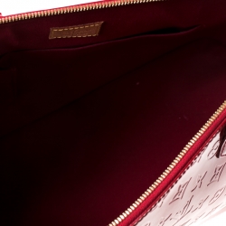 Pre Owned حقيبة لوي فيتون ألما فيرنيه مونوغرامي دامور حمراء تفاحية GM