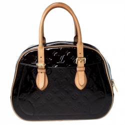 Pre Owned Louis Vuitton Amarante Monogram Vernis Summit Drive Bag