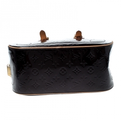 Pre Owned Louis Vuitton Amarante Monogram Vernis Summit Drive Bag