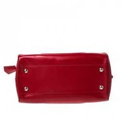 Pre Owned Louis Vuitton Rouge Epi Leather Montaigne PM Bag