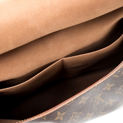 Pre Owned Louis Vuitton Monogram Canvas Saumur 35 Messenger Bag