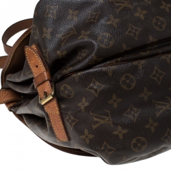 Pre Owned Louis Vuitton Monogram Canvas Saumur 35 Messenger Bag
