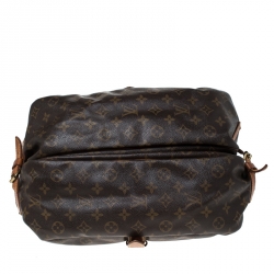 Pre Owned Louis Vuitton Monogram Canvas Saumur 35 Messenger Bag