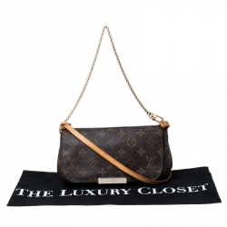 مملوكة مسبقًا Louis Vuitton Monogram Canvas Favorite MM Crossbody Bag