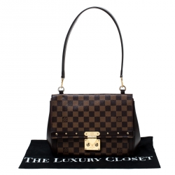 Pre Owned Louis Vuitton Damier Ebene Canvas Venice Bag 