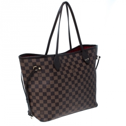 Louis Vuitton Damier Ebene Canvas Neverfull MM Bag