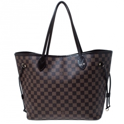 Louis Vuitton Damier Ebene Canvas Neverfull MM Bag