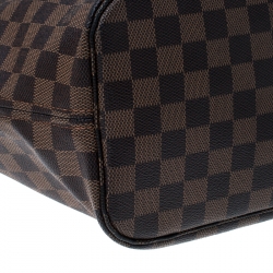 Louis Vuitton Damier Ebene Canvas Neverfull MM Bag