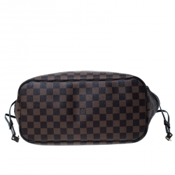 Louis Vuitton Damier Ebene Canvas Neverfull MM Bag