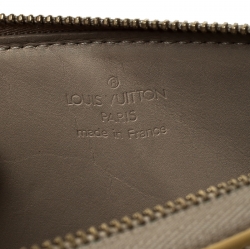 Pre Owned Louis Vuitton Mango/Dark Yellow Monogram Vernis Lexington Pochette Bag