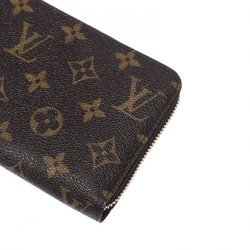 مملوكة مسبقًا Louis Vuitton Monogram Canvas Zippy wallet