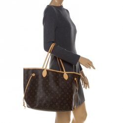 Louis Vuitton Monogram Canvas Neverfull MM Bag