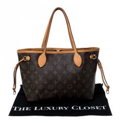 Louis Vuitton Monogram Canvas Neverfull PM Tote Bag