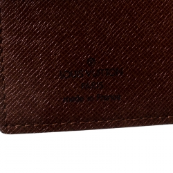 مملوكة مسبقًا محفظة لوي فيتون طية ثنائية مونوغرام بني