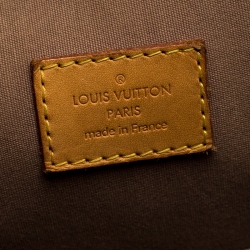 Pre Owned Louis Vuitton Noisette Monogram Vernis Alma GM Bag