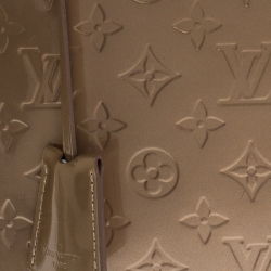 Pre Owned Louis Vuitton Noisette Monogram Vernis Alma GM Bag