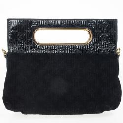 مملوكة مسبقًا Louis Vuitton Limited Edition Monogram Patent Motard After Dark Clutch