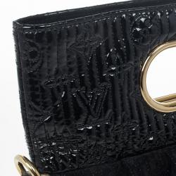مملوكة مسبقًا Louis Vuitton Limited Edition Monogram Patent Motard After Dark Clutch