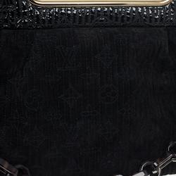 مملوكة مسبقًا Louis Vuitton Limited Edition Monogram Patent Motard After Dark Clutch