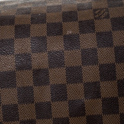 Pre Owned Louis Vuitton Damier Ebene Canvas Speedy 35 Bag