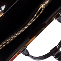 Pre Owned Louis Vuitton Amarante Monogram Vernis Deesse GM Bag