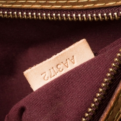 Pre Owned Louis Vuitton Amarante Monogram Vernis Brea MM Bag