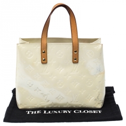 Pre Owned Louis Vuitton Perle Monogram Vernis Reade PM Bag