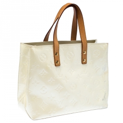 Pre Owned Louis Vuitton Perle Monogram Vernis Reade PM Bag
