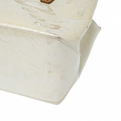 Pre Owned Louis Vuitton Perle Monogram Vernis Reade PM Bag