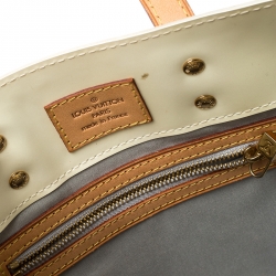 Pre Owned Louis Vuitton Perle Monogram Vernis Reade PM Bag