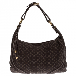 Louis Vuitton Handtasche Manon MM Mini Lin Fusain