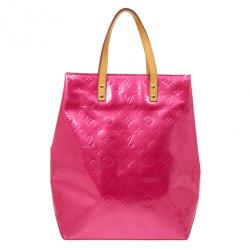 مملوكة مسبقًا Louis Vuitton Pink Monogram Vernis Reade GM Tote Bag
