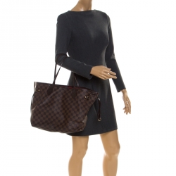 مملوكة مسبقًا Louis Vuitton Damier Ebene Canvas Neverfull MM Bag
