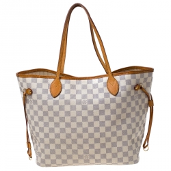 Louis Vuitton Damier Azur Canvas Neverfull MM Bag