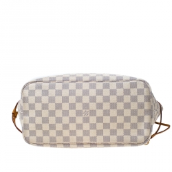 Louis Vuitton Damier Azur Canvas Neverfull MM Bag