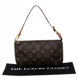 Pre Owned Louis Vuitton Monogram Canvas Pochette Accessories