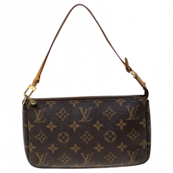 Louis Vuitton Fuchsia Monogram Canvas Maxi Accessories Pochette Bag -  Yoogi's Closet