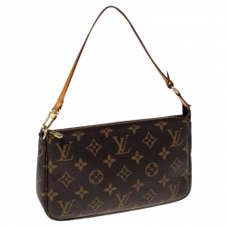 Pre Owned Louis Vuitton Monogram Canvas Pochette Accessories